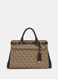 Sestri Logo Womens NOELLE Shoulder Handbag Brown