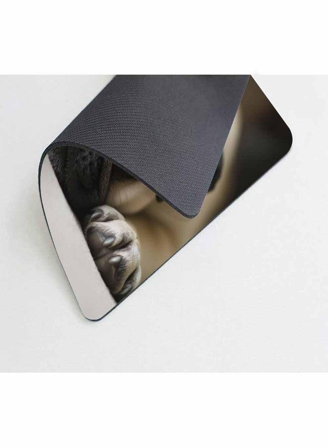 Smooffly Cute Pug Dog Mousepad Custom, Funny Animal Gaming Mouse pad 9.5X7.9 inches - Image 4