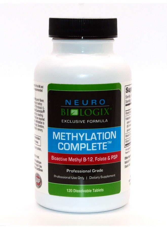Neuro biologix - Neurobiologix Methylation Complete™ 120 Sublingual Tablets With Bioactive B12 Methyl Folate With A Light Fruit Punch Flavor For Focus Mthfr  Mtrr Gene Mutations Vegan  Gluten Free - Image 1