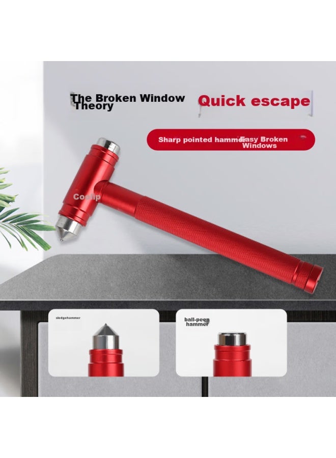 Coollap Kulaipu Fire Safety Hammer, Window Breaker, Emergency Rescue Multi-functional Escape Hammer, Car-mounted Life-saving Hammer With Bracket, Klp-84 - Image 3
