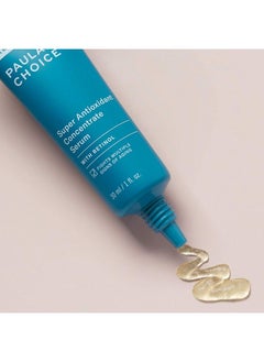 PAULA'S CHOICE مصل الوجه المركز المضاد للأكسدة من SKIN BALANCING، يحتوي على الريتينول وفيتامين C، مضاد للشيخوخة، مضاد للتجاعيد والمسام الواسعة، للبشرة الدهنية، 1 أونصة  - Image 3