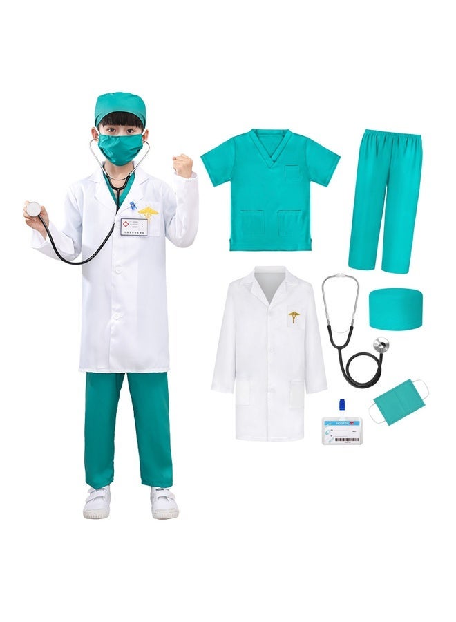 Doctor Costume Set,6 Pcs Cosplay Costume Sets for Kids - Image 1