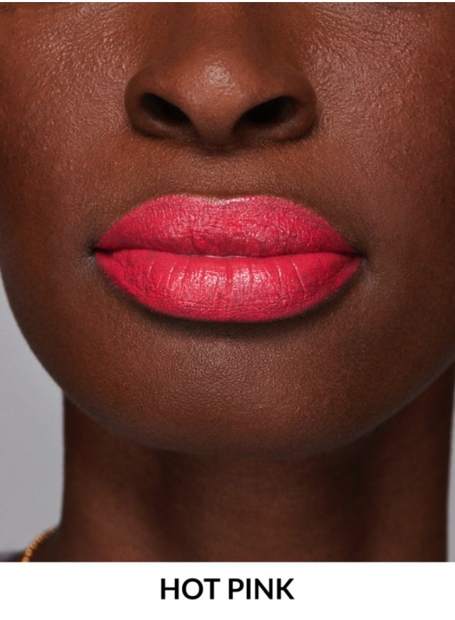 AVON Hydramatic Shine Lipstick With A Hydrating Hyaluronic Core Hot Pink - Image 2