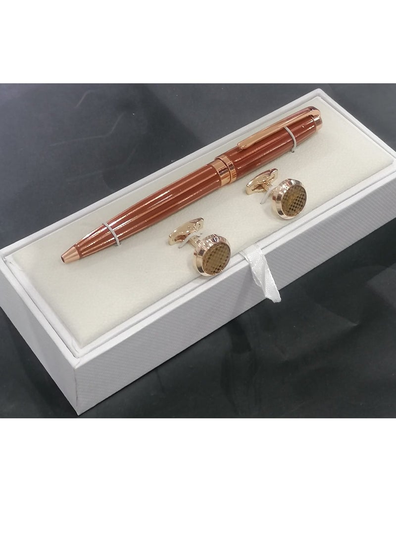 طقم قلم وكبك درجة اولى رجالي