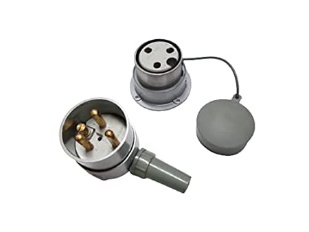 Metal Clad Plug and Socket 30 Amp 3 pin Set  - Image 1
