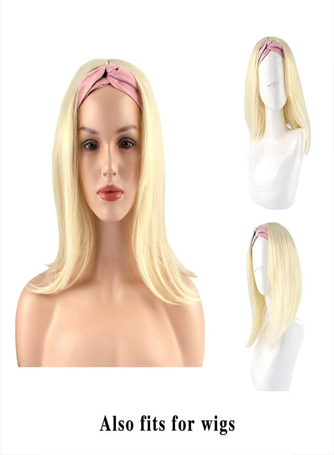 AHONEY 20 Pack Headbands for Women Knotted Headbands Twist Stretchy Hair Bands for Girls Cross Turban Plain Headwrap Yoga Workout Hair Accessories Christmas Gifts Stocking Stuffers (Suede) - Image 4