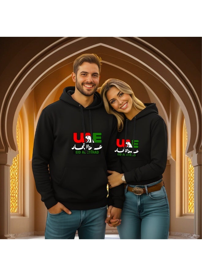 برينت شوب فور مي بلوفر هوديي من القطن للجنسين برباط من عيد الاتحاد - هودي ناعم ومريح للرجال والنساء - مثالي لاحتفالات عيد الاتحاد - Image 5