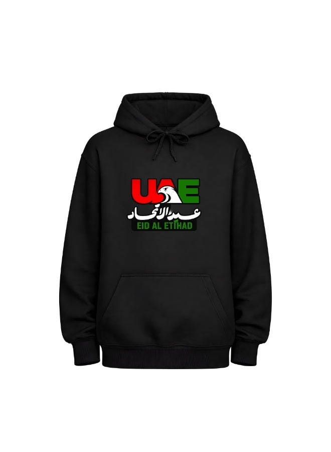 برينت شوب فور مي بلوفر هوديي من القطن للجنسين برباط من عيد الاتحاد - هودي ناعم ومريح للرجال والنساء - مثالي لاحتفالات عيد الاتحاد - Image 1
