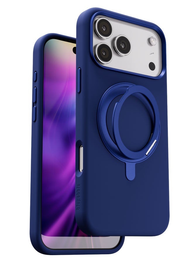 blupebble حافظة RingFlex متوافقة مع MagSafe مع قاعدة قابلة للطي والدوران 360° لجهاز iPhone 17 Pro – غلاف واقي رفيع مضاد للصدمات - Image 1