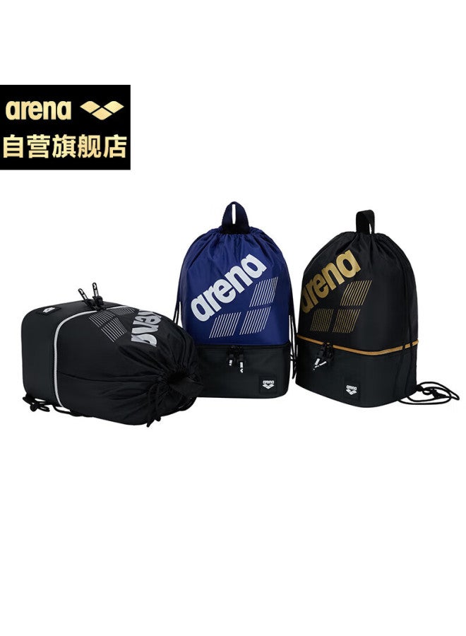 Arena Swimming Storage Bag, Portable Large Capacity, Drawstring Closure Backpack, Wet And Dry Separation, Multi-compartment Storage For Fitness Training