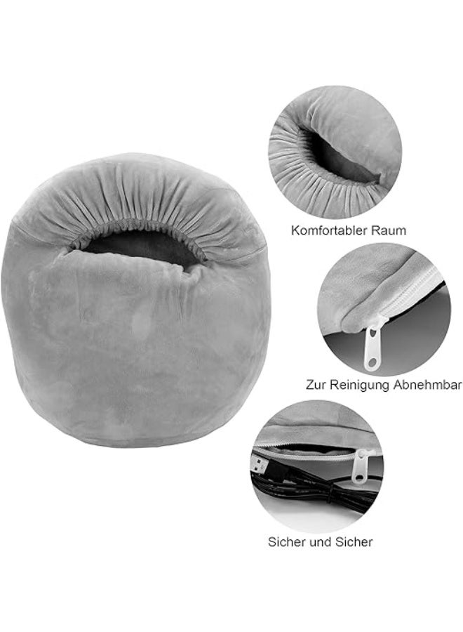 مدفأة قدمين كهربائية USB - حذاء تدفئة مريح ببطانة ناعمة - قابلة للفك والغسيل ومثالية للمنزل والمكتب - Image 1