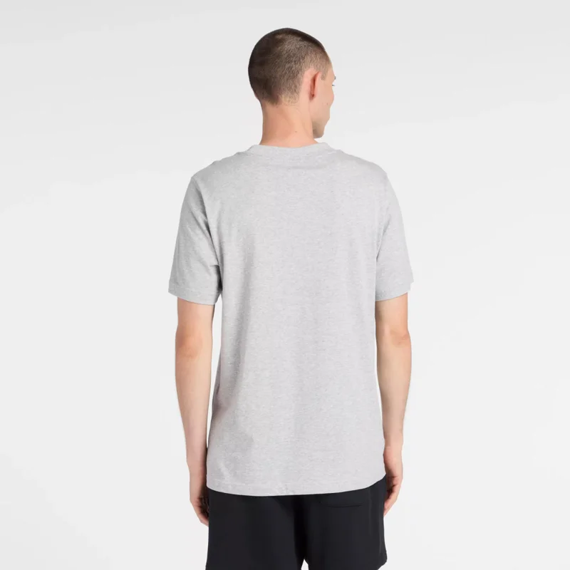 New Balance Athletic Grey Men's Sport Essentials Stamp Logo T-Shirt for Men | Best Price UAE