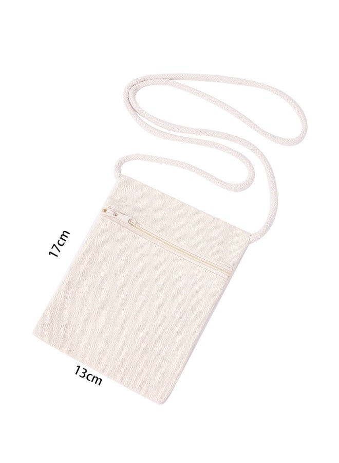 حزمة من 3 حقائب قماشية للتسامي حقيبة قابلة للتحويل بالحرارة للكتابة اليدوية/DIY مطبوعة بصور أو شعارات للرياضة والسفر باللون الأبيض - Image 2