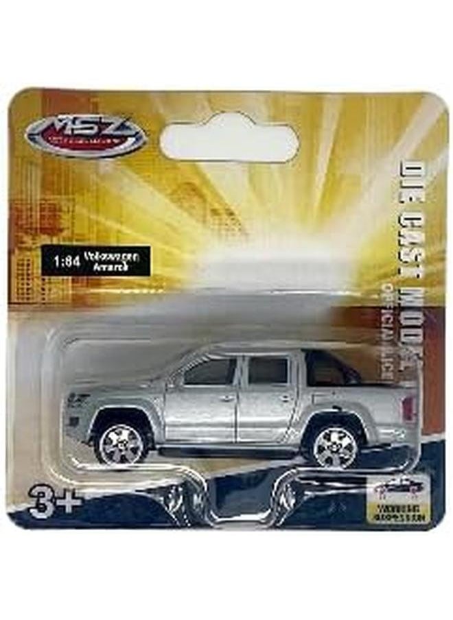 MSZ Volkswagen Amarok Silver Die Cast Replica Ultimate Collector'S Item Pickup Trucks Toy Vehicles Metal Toy Car Model Pull Back Collection Size 1 48 For Kids 3 Plus  - Image 2