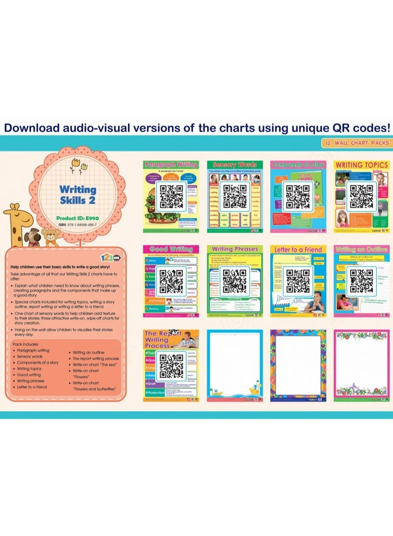 Educational Writing Practice Boards – Level 2 for Enhancing Kids' Writing Skills  - Image 1