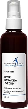 argentum plus SilverMSM Acne Rosacea Lotion 100 ml Natural treatment for skin prone to acne rosacea and papulopustular rosacea - Image 1