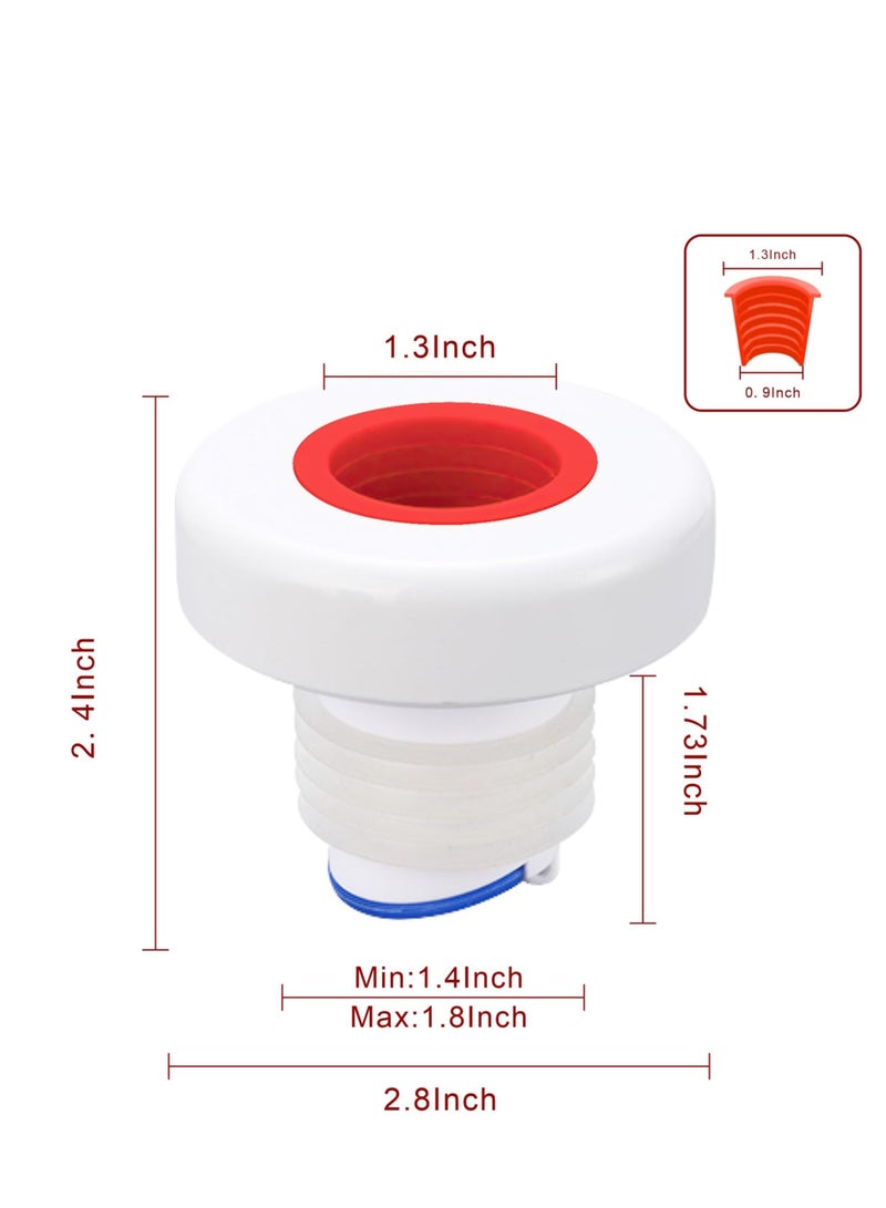 Excefore Drain Pipe Hose Seal Deodorant Silicone Plug, Magnetic Odor-proof Valve Deodorant Silicone Plug, Sewer Pipe Sealer, Suitable for Bathroom Kitchen Laundry Washing Machine - Image 4