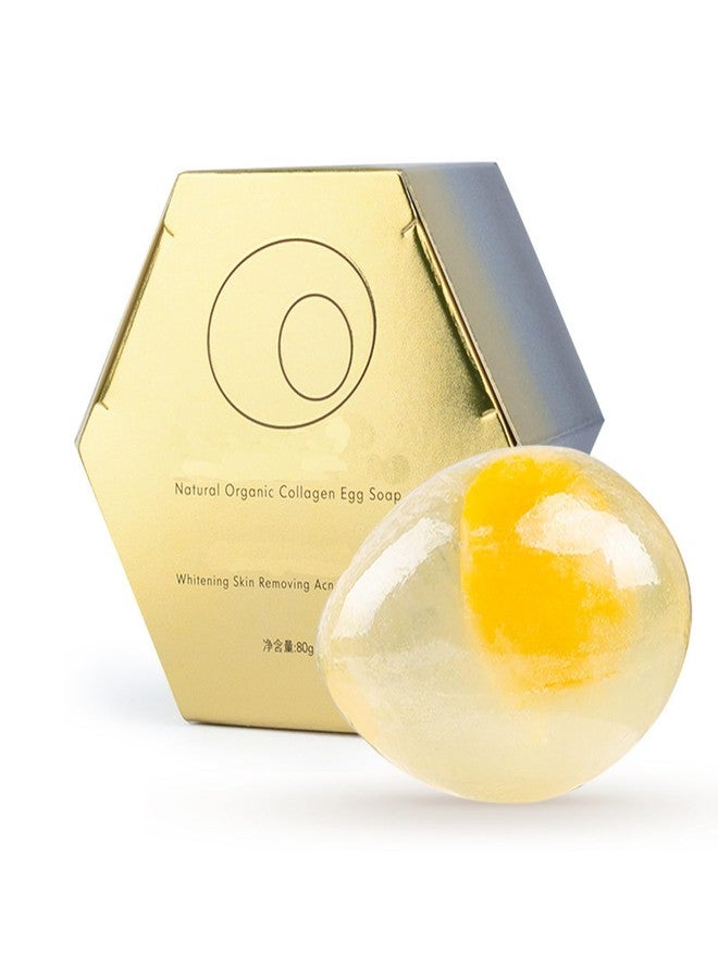 T-shin Egg Shape Scented Botanical Soap Bar,80G Handmade Collagen Essential Oils Scented Bath Soap for Women,Face Body Moisturizing Artisanal Floral Soap with Blistering Net - Image 2