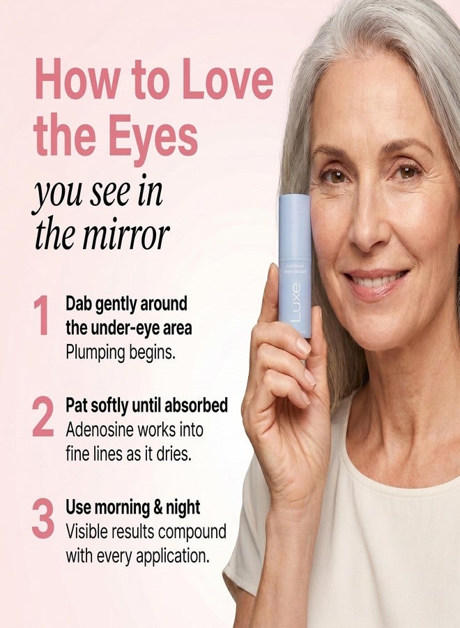 Luxe Korean Under Eye Balm – Lift & Firm 3-in-1 Multi Balm Stick, Hydrating, Smoothing, and Refreshing Eye Care for Dark Circles, Puffiness, and Fine Lines, with PDRN Collagen Extract - Image 2