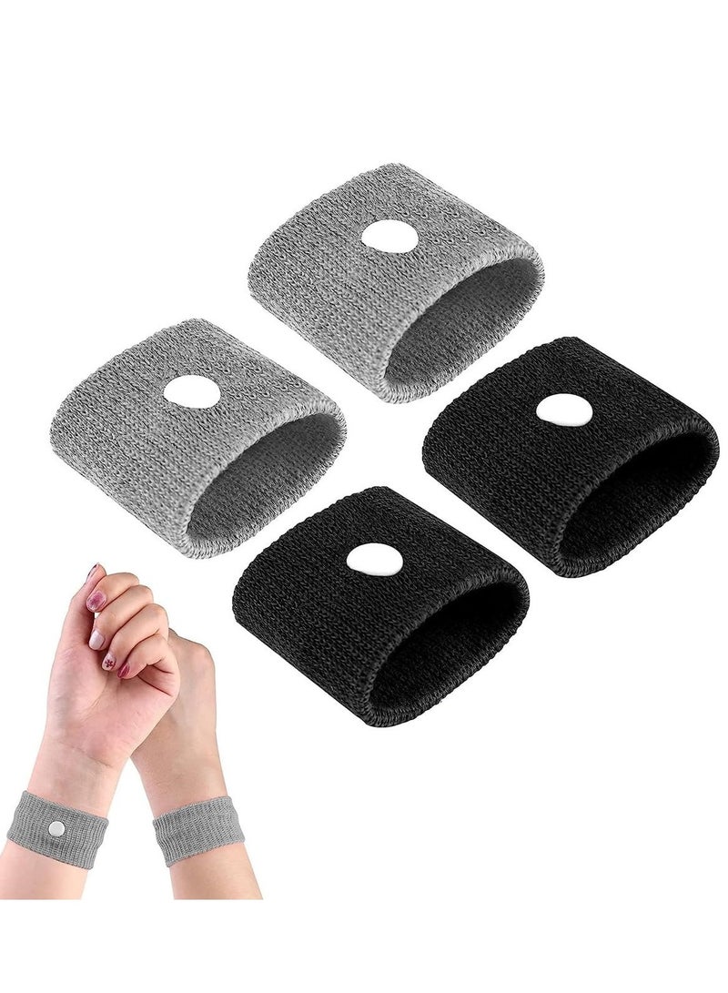 Mmmon 2 Pairs Acupressure Band,Anti-Nausea Wristbands for Adults and Children, Acupressure Bracelets for Relieve Vomiting,Nausea,Dizziness for Bus Trip, Flight Trip  - Image 1