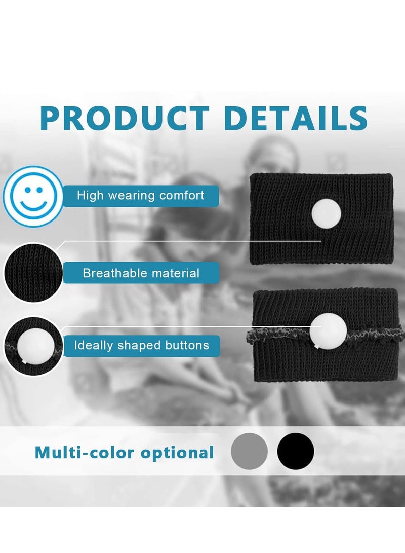 Mmmon 2 Pairs Acupressure Band,Anti-Nausea Wristbands for Adults and Children, Acupressure Bracelets for Relieve Vomiting,Nausea,Dizziness for Bus Trip, Flight Trip  - Image 4