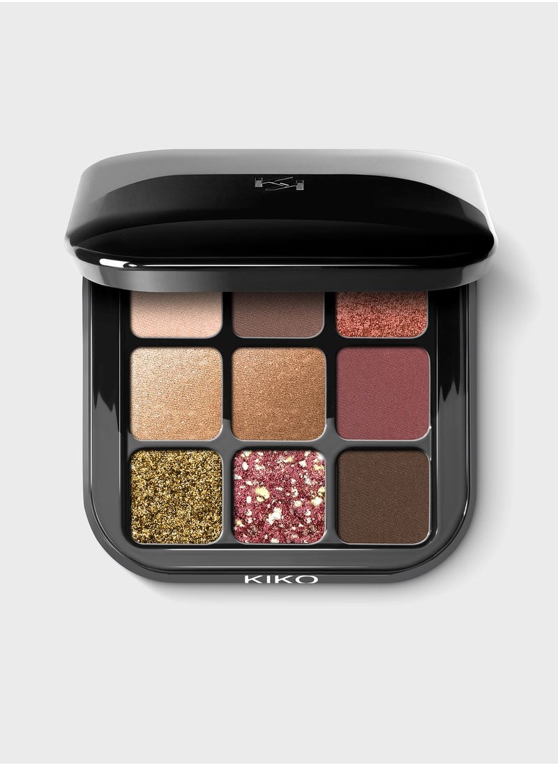 KIKO MILANO Glamour Multi Finish Eyeshadow Palette 03  - Image 1