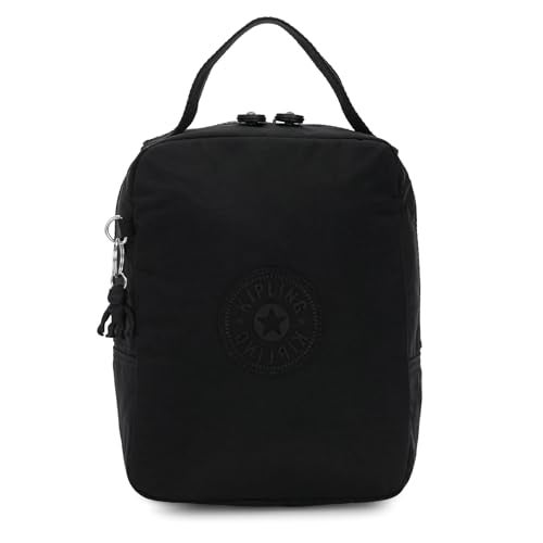 Kipling Womens Womens Lyla Bag Insulated Reusable Tote Tote Lunch Bag True Black Lunch Tote US - Image 1