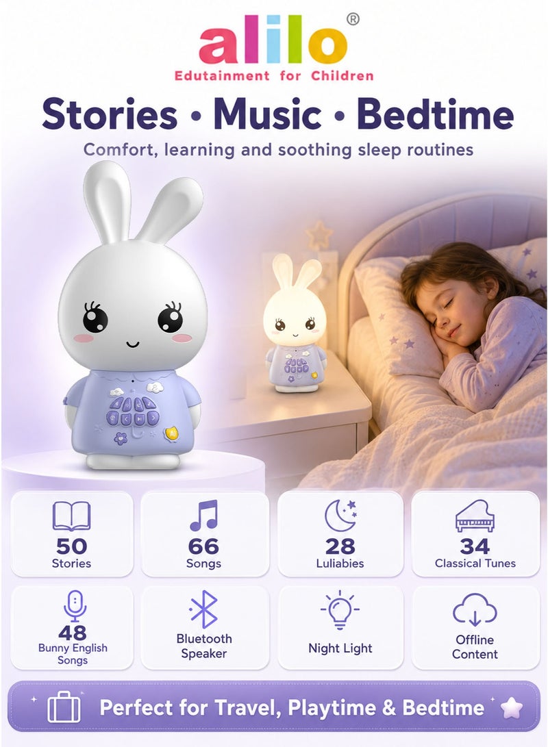 Alilo AI Bunny Smart Companion for Kids – Alilo AI App-Powered Interactive Learning Toy with Real-Time Voice Chat, 4 AI Character Modes, 91 Languages, 50 Stories, 66 Songs, 28 Lullabies, 34 Classical Tunes, Bluetooth Speaker, Soft Night Light, Screen-Free Educational Toy for Boys & Girls Ages 3+ - Image 5