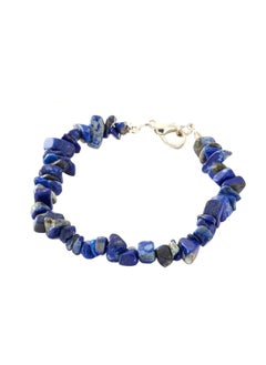 Handcrafted Lapis Broken Natural Stone Bracelet