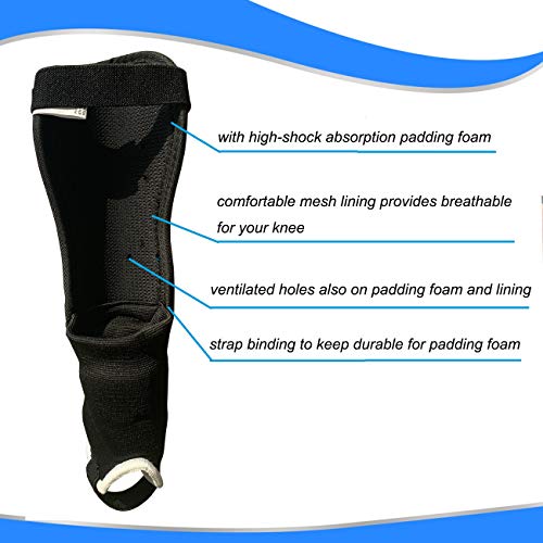 Rawxy Soccer Football shin Guards with Low-Profile Flexible Super Protection,Great for Adult,Youth, Junior,Size Medium - Image 3