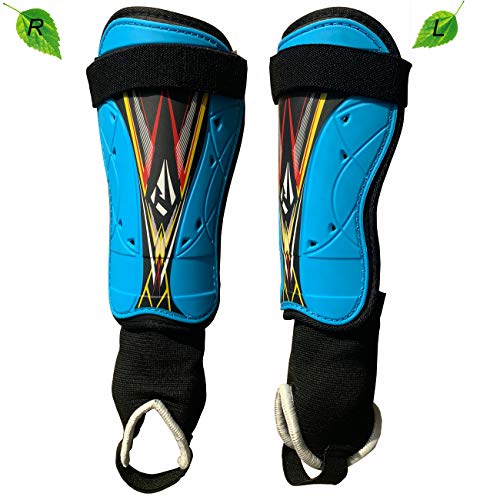 Rawxy Soccer Football shin Guards with Low-Profile Flexible Super Protection,Great for Adult,Youth, Junior,Size Medium - Image 1