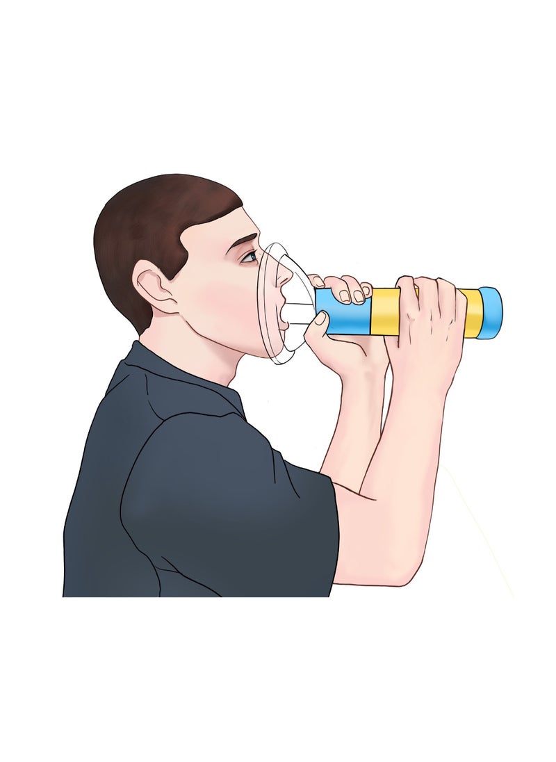 General - Respiratory Trainer Choking Emergency Rescue Mask Artificial Cardiopulmonary Device Choking Emergency Device (including 1 large and 1 small mask) - Image 1