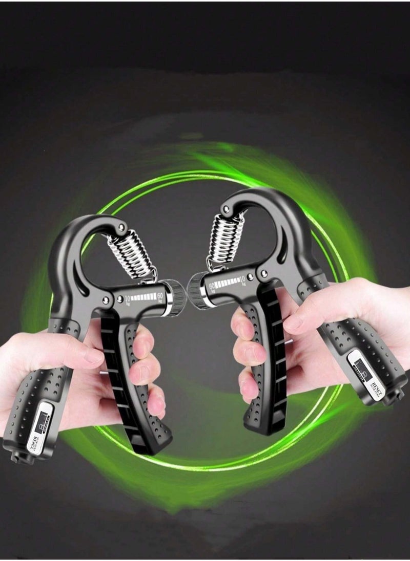 Generic - Adjustable Hand Grip Exerciser, Hand Grip Strengthener, Finger Strength Trainer, Sports Workout Device, Random Color - Image 1