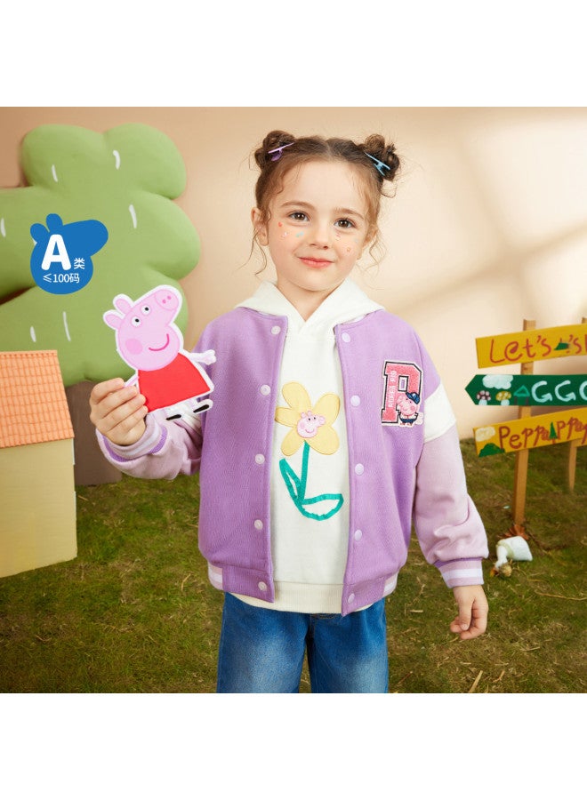 Peppa Pig سترة كاردigan متعددة الاستخدامات للأطفال من بيبا بيغ لفصل الربيع للجنسين - Image 3
