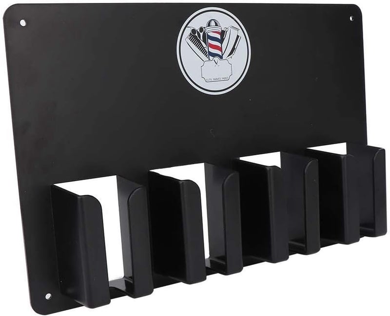 ANGGREK Hairdressing Tool Storage Electric Hair Clipper Storage Rack Wall-Mounted Hair Cutter Brush Holder Stand Clipper Rack for Barbers