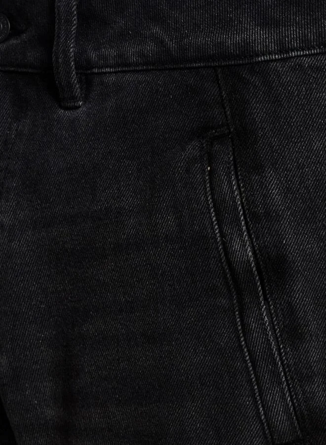 لي كوبر Lee Cooper Men Flared Mid Rise Panelled Jeans