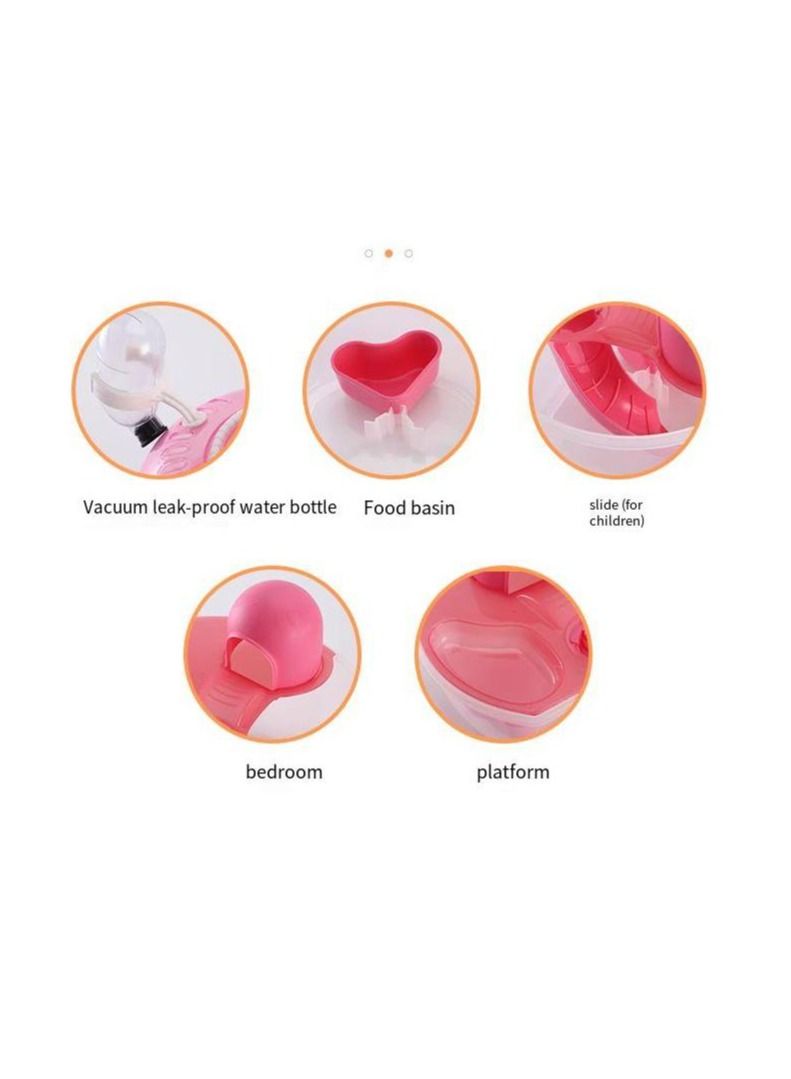 Hamster Travel Pet Carrier Plastic Portable Cage - Image 2