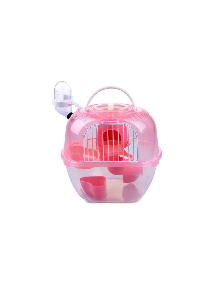 Hamster Travel Pet Carrier Plastic Portable Cage - Image 3