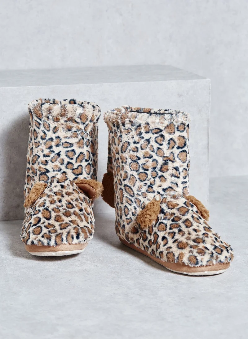 NEW LOOK Neow Leopard Print Comfort Shoes