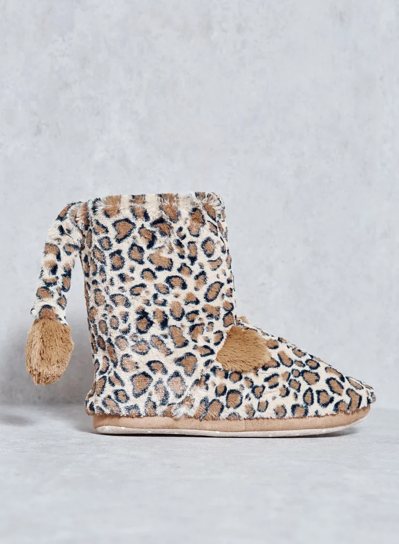 NEW LOOK Neow Leopard Print Comfort Shoes