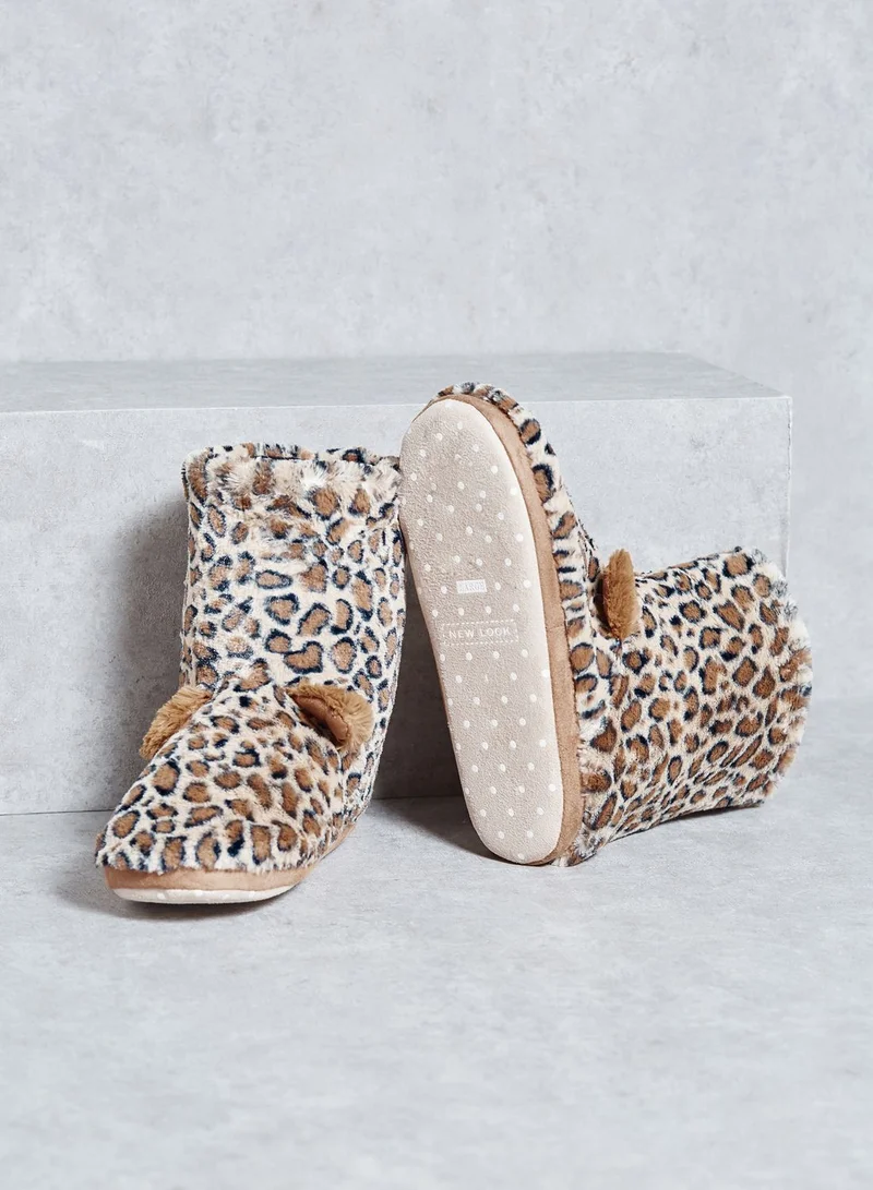 NEW LOOK Neow Leopard Print Comfort Shoes