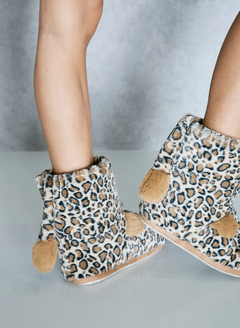 NEW LOOK Neow Leopard Print Comfort Shoes