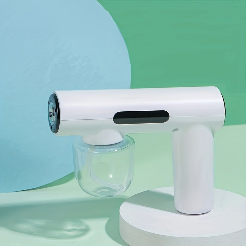 White Nano Blue Light Disinfectant Sprayer 1200mAh Portable Sterilizer - Image 4