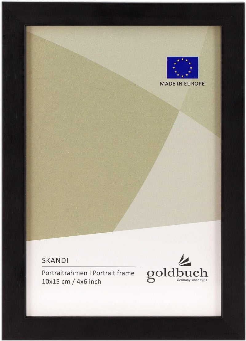 goldbuch Skandi 90 0694 Picture Frame 15 x 20 cm Single Frame Made of Real Wood, Portrait Frame for Standing, Wooden Frame with Wall Mount, Photo Frame, Natural Frame - Image 3
