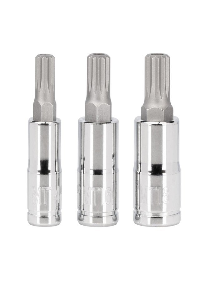 TEKTON 1/2 Inch Tamper-Resistant Triple Square Bit Socket Set, 3-Piece (MT14-MT18) | SHB92000 - Image 2