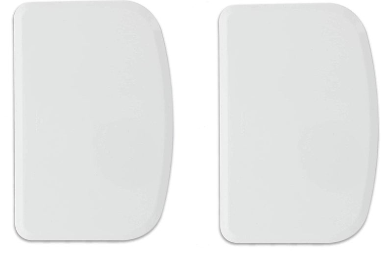 ROYALTY ESSENTIALS Sourdough Dough Scraper Bowl Foodsafe Plastic Dough Cutter Flexible Bench Multipurpose Food Scrapers for Bread Dough Cake Fondant Icing 2 Pack