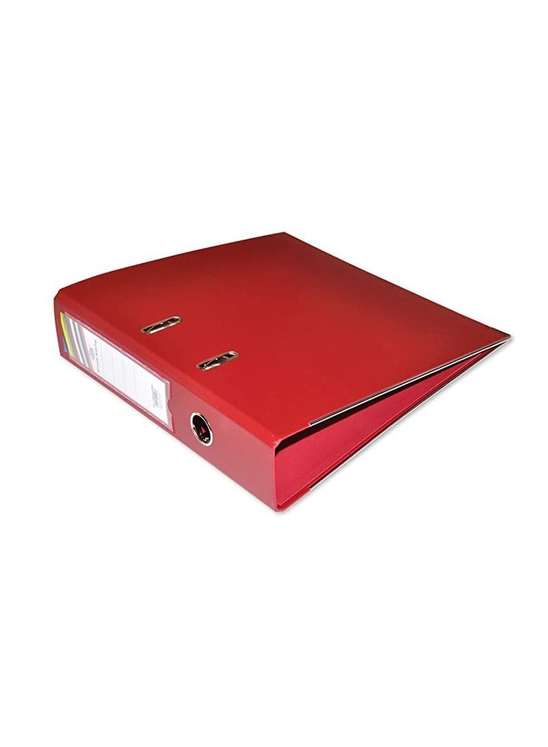 FIS Pack of 24 Pieces PP Lever Arch Box File Maroon - Image 2