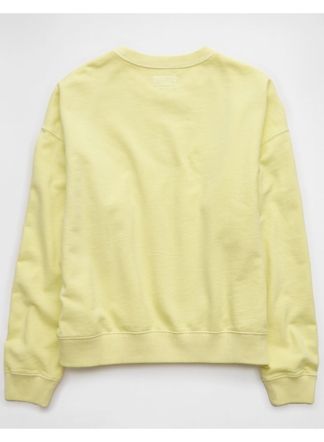 American Eagle AE Relaxed Fit Destination Graphic Sweatshirt  - Image 3