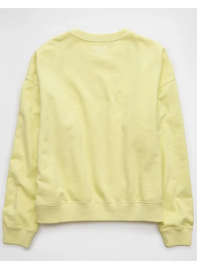 American Eagle AE Relaxed Fit Destination Graphic Sweatshirt