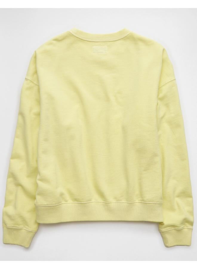 American Eagle AE Relaxed Fit Destination Graphic Sweatshirt  - Image 2
